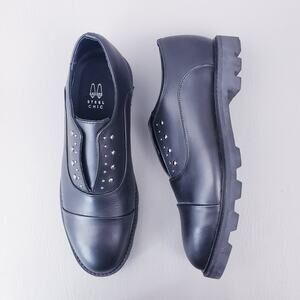Steel Chic OSHA approved Women's Oxford Work Shoes Size 8.5